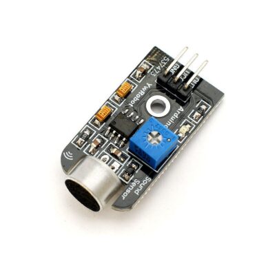 3-Pin Sound Sensor Module (Black PCB)