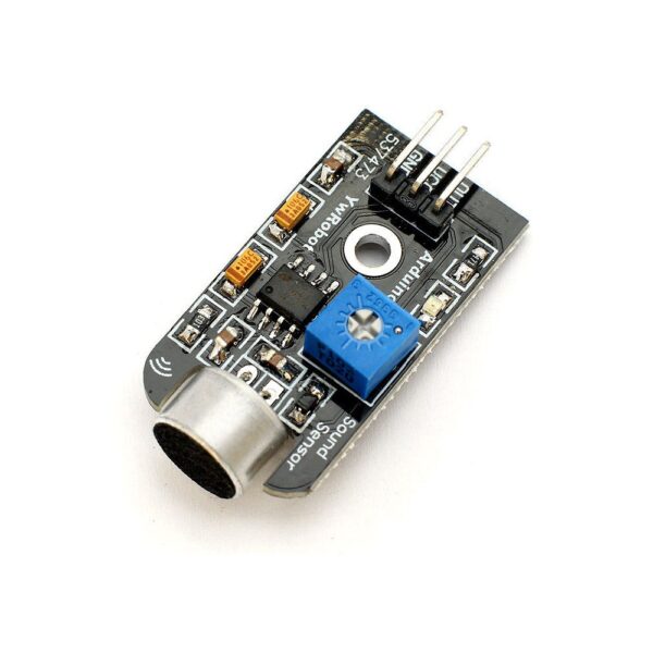 3-Pin Sound Sensor Module (Black PCB)