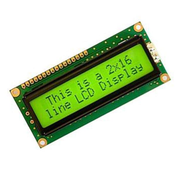 16×2 LCD Display (Green Backlight)