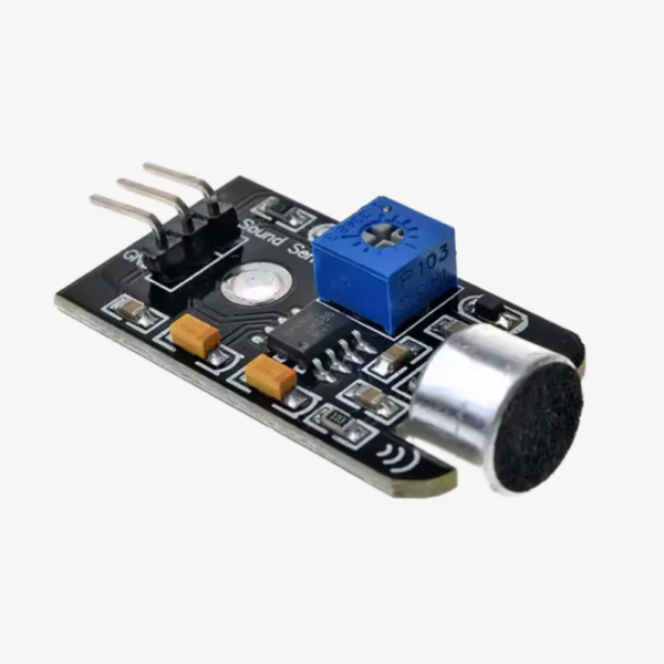3-Pin Sound Sensor Module (Black PCB)