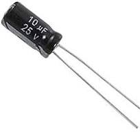 10uf 25v capacitor 10µF 25V Electrolytic Capacitor
