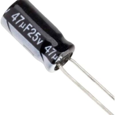 47uf 25v capacitor 47µF 25V Electrolytic Capacitor