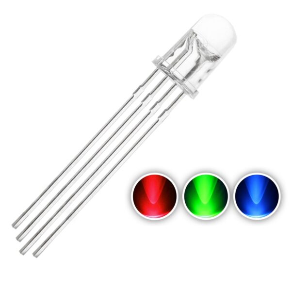 RGB LED (5mm – Common Anode/Cathode)