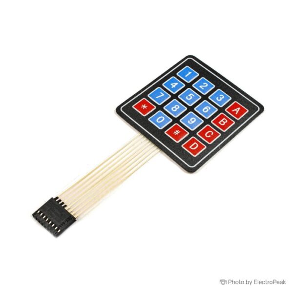 4×4 Matrix Membrane Keypad